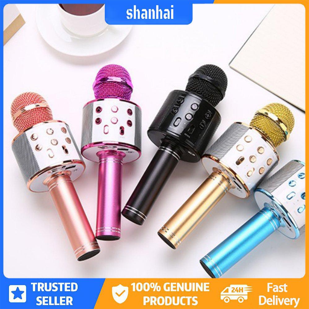 Điện thoại di động Karaoke Palm Ktv Bộ ngưng tụ không dây Micrô Karaoke trực tiếp | BigBuy360 - bigbuy360.vn