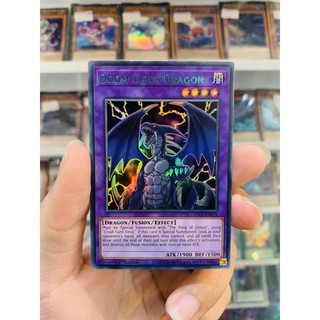 Thẻ Bài Lẻ YugiOh! Mã DLCS-EN055 - Doom Virus Dragon - Ultra Rare (Green) - 1st Edition