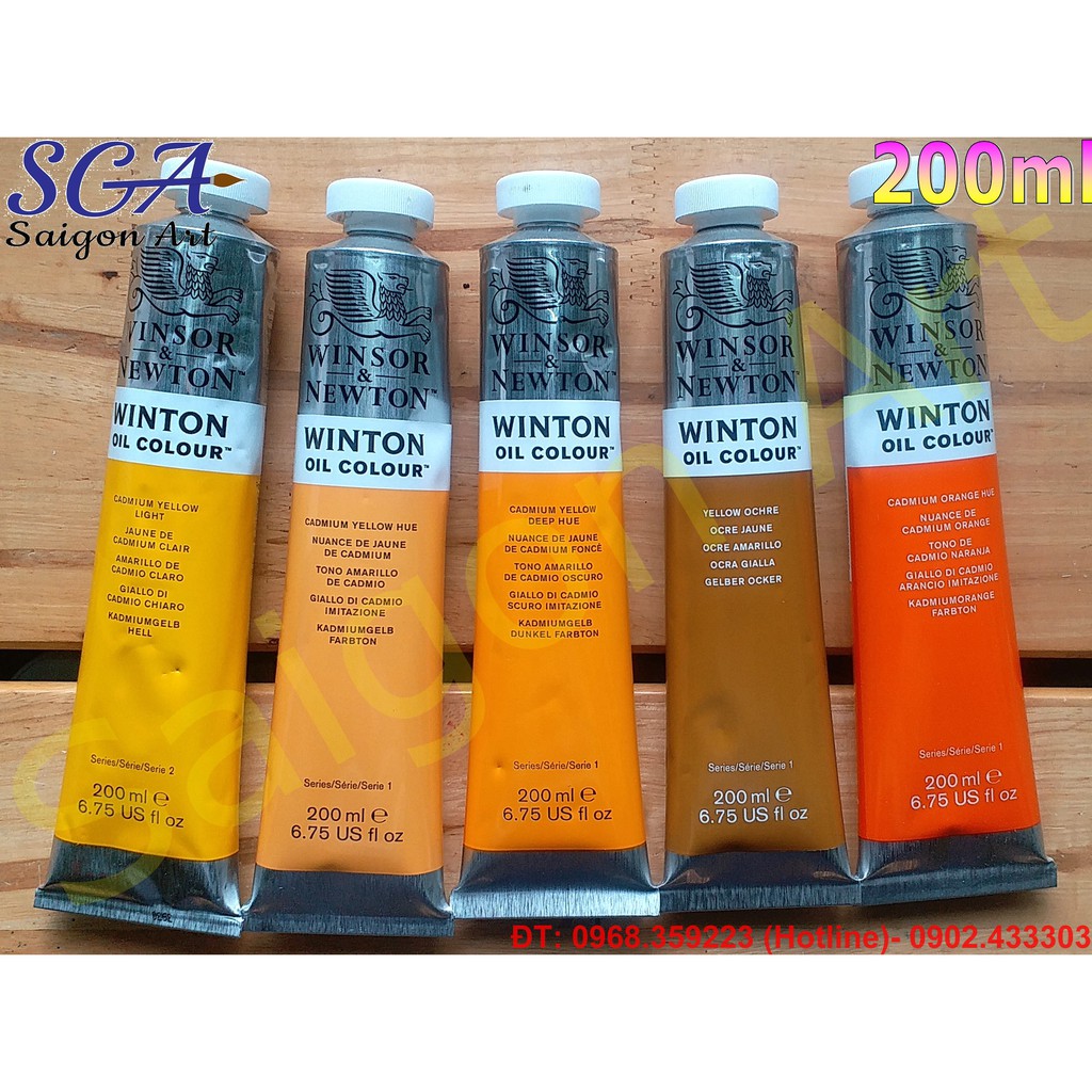 Sơn dầu Winsor & Newton dòng WINTON tuýp lớn 200ml
