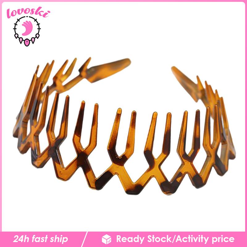 Băng Đô Cài Tóc Có Răng Chống Trượt Mượt Mà Thời Trang Dùng Trang Điểm Tiệc Tùng / Tiệc Tùng