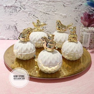 Khay Gold Tròn to để mỹ phẩm