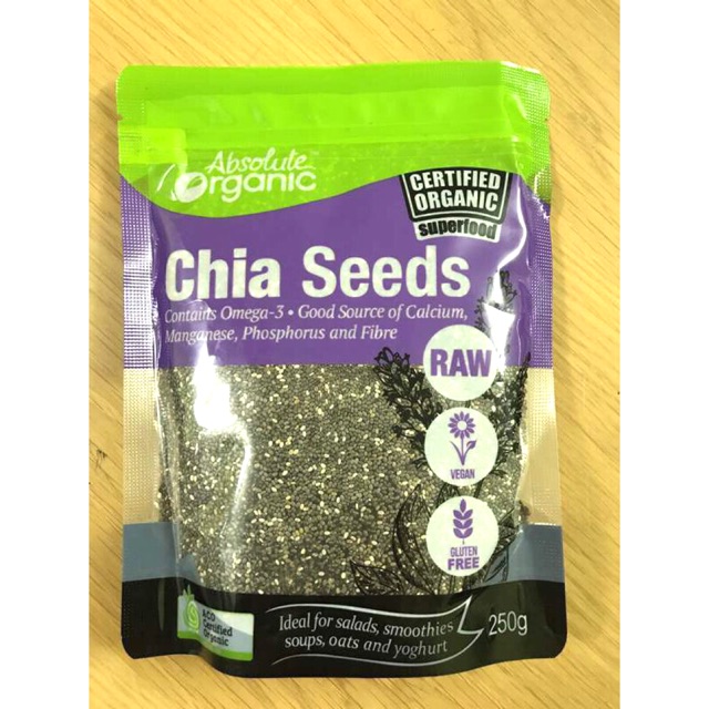 Hạt chia Úc Absolute organic chia seed 250g