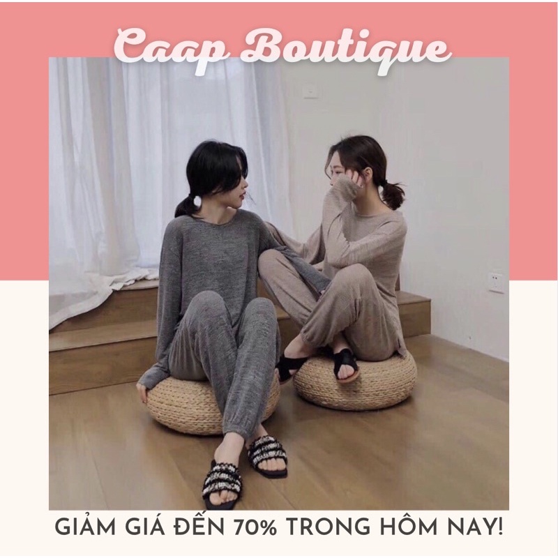BỘ ĐỒ NGỦ D’STUDIO /BỘ DÀI TAY/BỘ THU ĐÔNG CHO NỮ HOT HIT QUẢNG CHÂU LOẠI 1 FREE SHIP