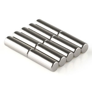 Nam châm trắng 5x15mm, loại nam châm viên đất hiếm lực hút mạnh