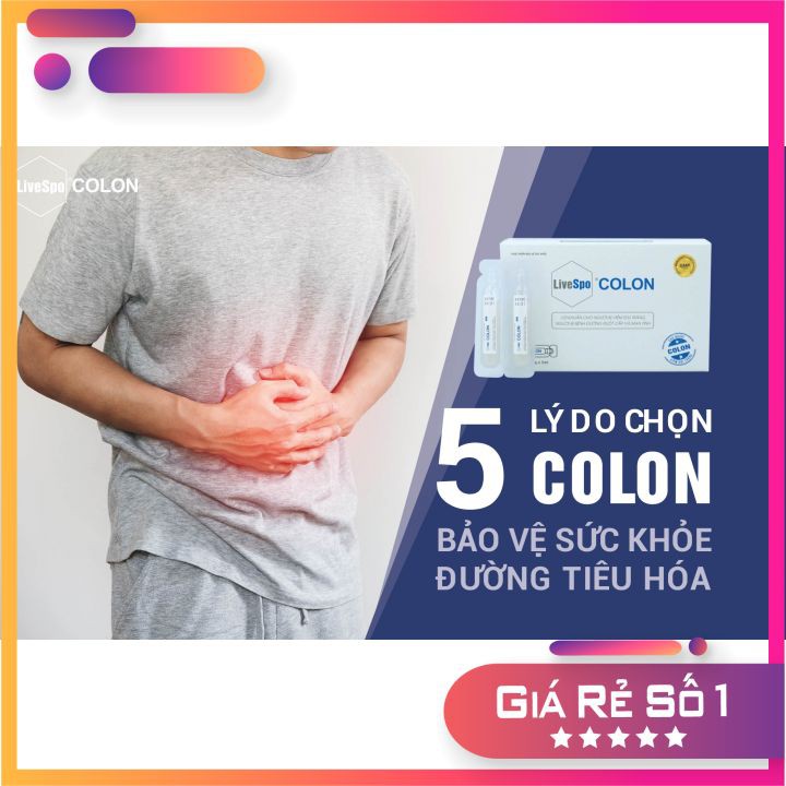 COLON - Bào tử lợi khuẩn cho người bệnh viêm đại tràng, bệnh đường ruột