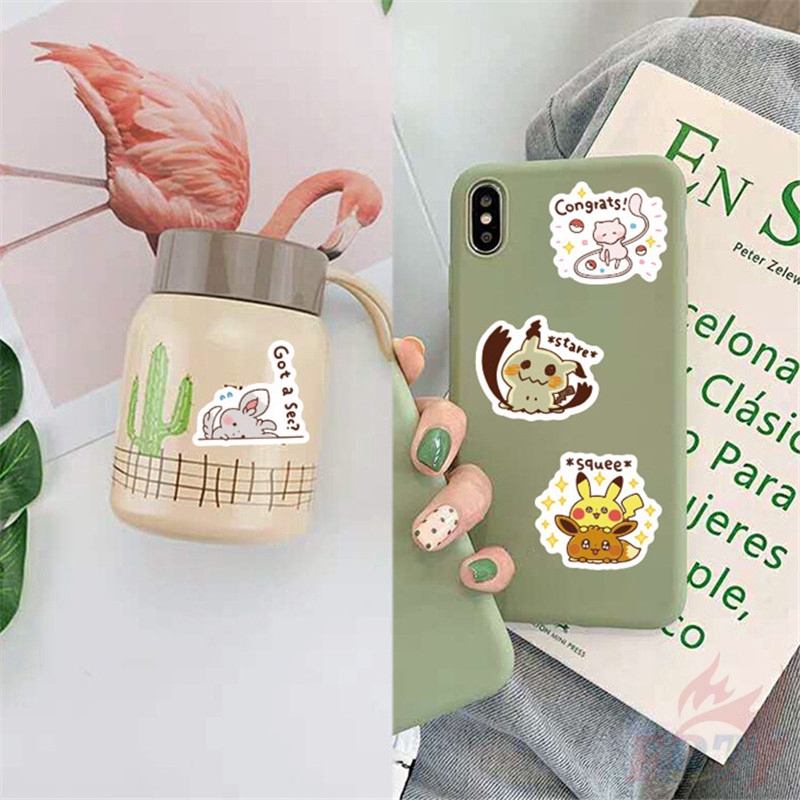 ❉ Pokemon Go - Series A Funny Stickers ❉ 40Pcs/Set DIY Decals Stickers for Album Diary Laptop Scrapbooks Skateboard