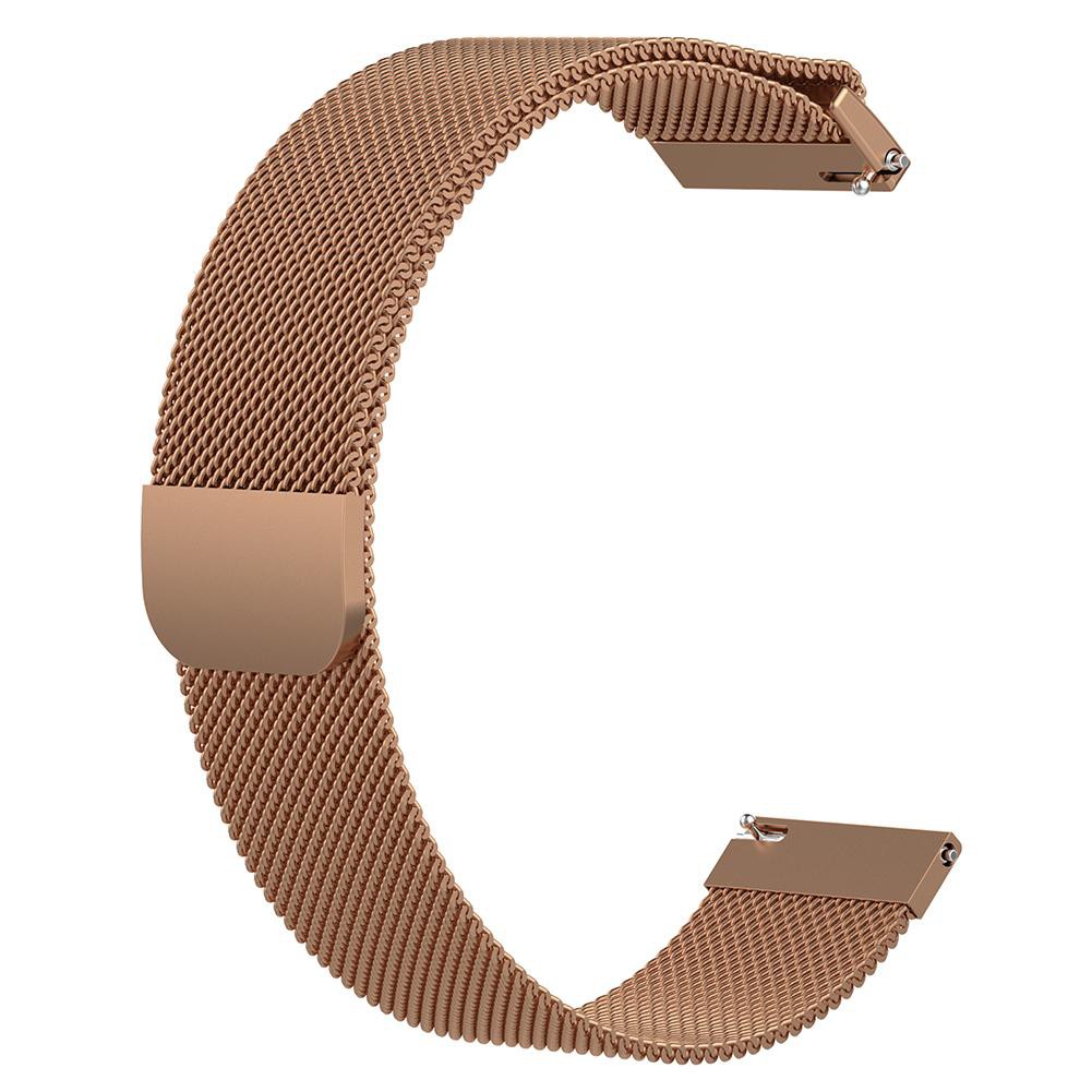 Dây đồng hồ chất liệu kim loại từ tính dài 18cm màu trơn cho Ticwatch C2