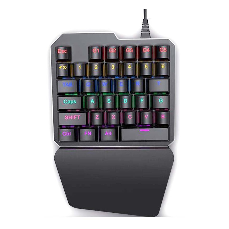 Bàn Phím Mini 35 Phím Có Đèn Nền RGB Dùng Để Chơi Game