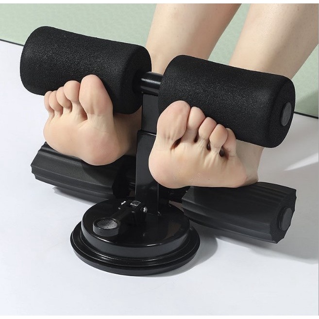 Dụng cụ tập cơ bụng tập gym tại nhà có đệm bàn chân , đế hút chân không , tập chữ T gập bụng giảm béo đa năng