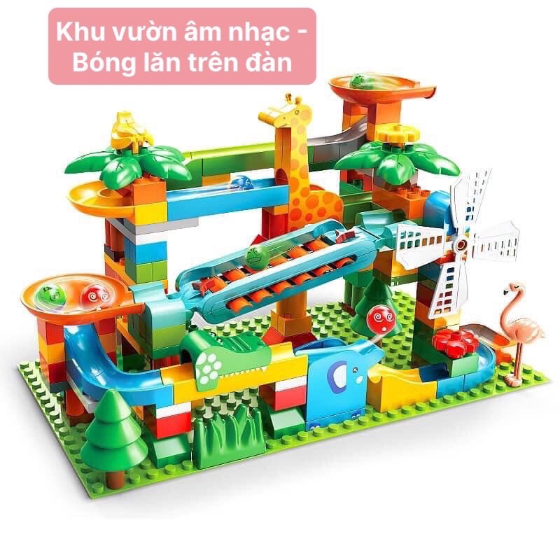 Đồ chơi xếp hình dạng khối gạch, nhiều mẫu mã xe oto, robot, vòng xoay, thang máy cho bé từ 3 tuổi