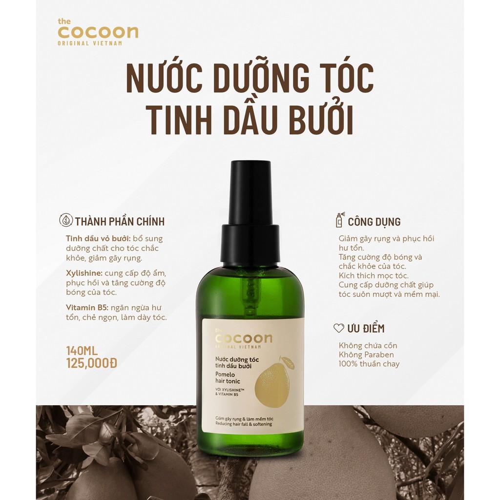 Tinh dầu bưởi Pomelo 140ml giúp tóc mọc nhanh, dày tóc hơn | BigBuy360 - bigbuy360.vn