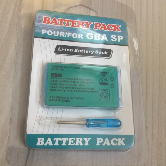 [VN] Pin thay thế cho Nintendo gameboy GBA SP, DS fat