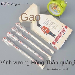 2021◙۞☫Toàn bộ ống kim gel bán buôn bút học sinh sử dụng phim hoạt hình dễ thương Hàn Quốc nhỏ nước ngọt bút trong suốt