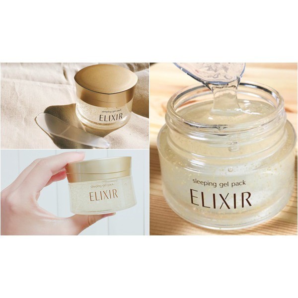 Mặt nạ ngủ Shiseido Elixir Revitalizing Care Sleeping Gel Pack 105g