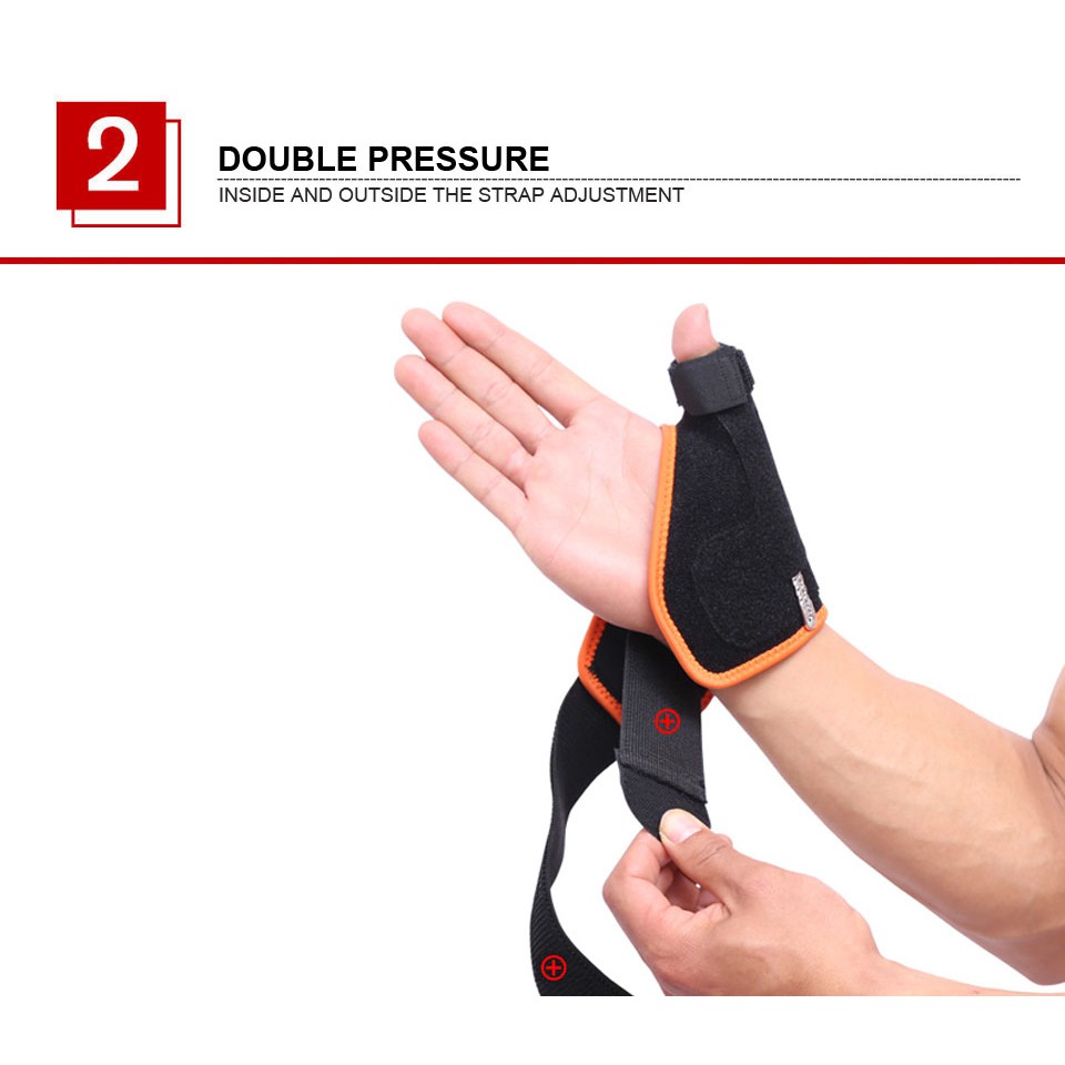Nẹp cố định ngón tay cái AOLIKES A-1670 hỗ trợ điều trị phục hồi chức năng thumb pressured wrist protector