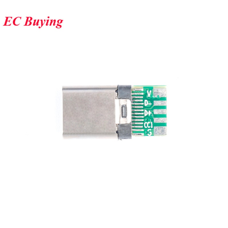 2 Đầu nối usb type C 24 chấu mạch PCB cho dây cáp dữ liệu chất lượng