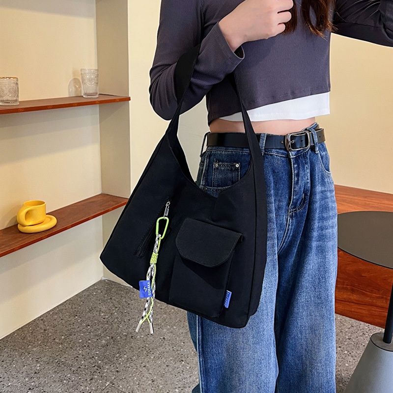 Túi Xách Canvas Sức Chứa Lớn Thiết Kế Mới Thời Trang Dành Cho Nữ