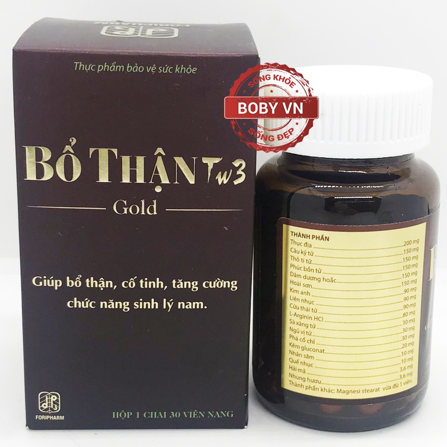 Bổ Thận TW3 Gold - Hỗ trợ bổ thận cố tinh, tăng cường sinh lý- bổ thận tráng dương