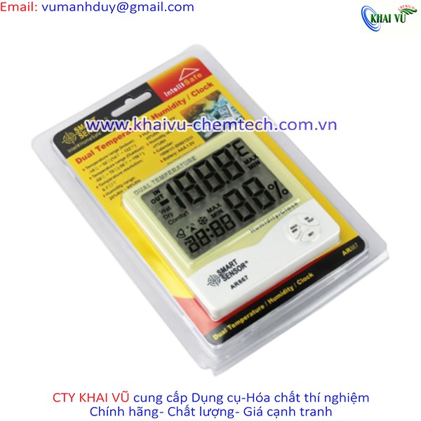 [CAO CẤP - HÃNG SMART SENSOR] Nhiệt kế đo độ ẩm và nhiệt độ Smart Sensor AR867