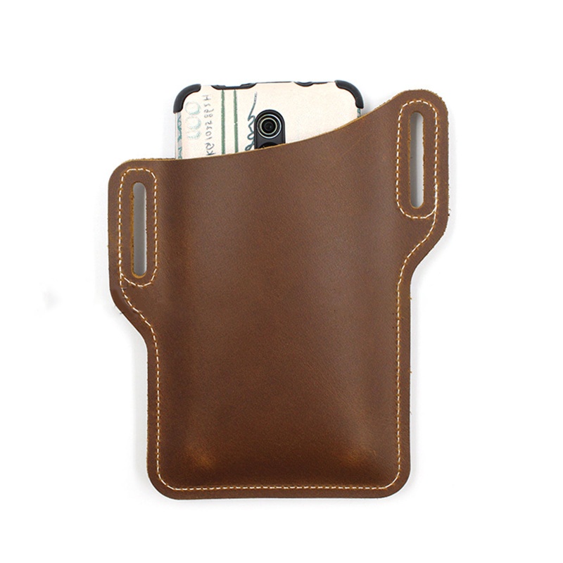 Túi Da PU Đeo Hông Đựng Điện Thoại Tiện Dụng Cho Nam