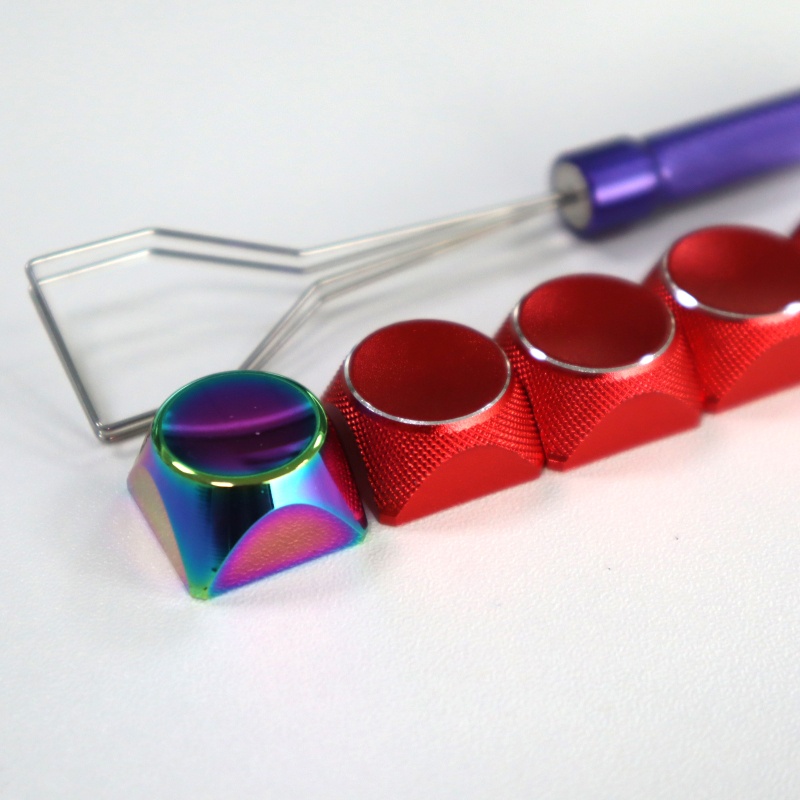 Nắp Hợp Kim Nhôm CNC Mạ Điện Màu Gradient Oxidati Cho Phím Máy Tính