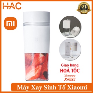  Máy xay sinh tố cầm tay Xiaomi Mijia MJZZB01PL 300ML 4 lưỡi dao nhỏ gọn thích hợp mang theo pin khỏe khóa an toàn BH1 