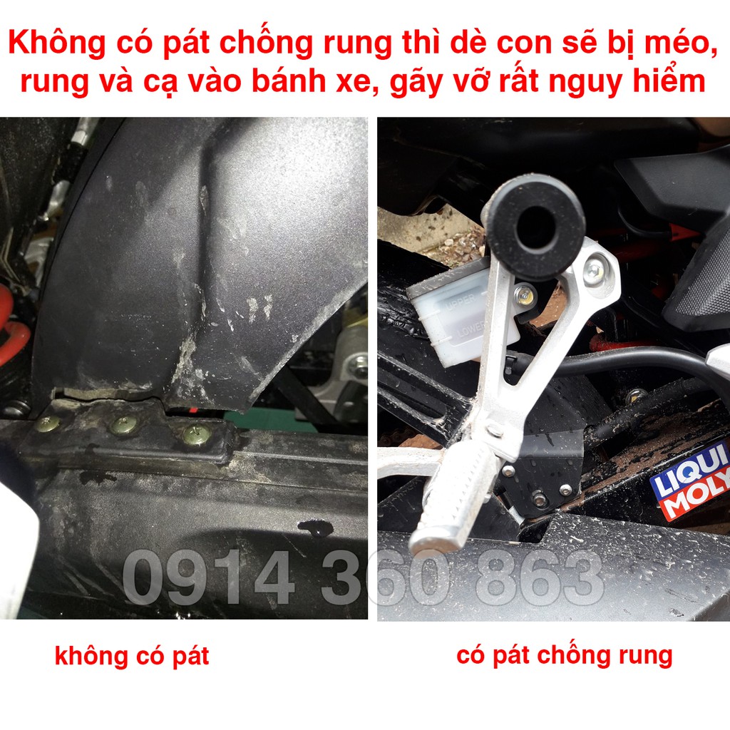 Dè con chắn bùn sau Winner X, Winner 150 kèm carte chê sên