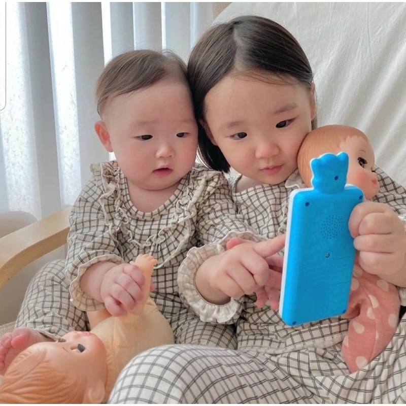 Bộ peekaboo kẻ sọc