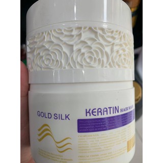 Dầu hấp tóc Keratin Gold Silk 1000ml