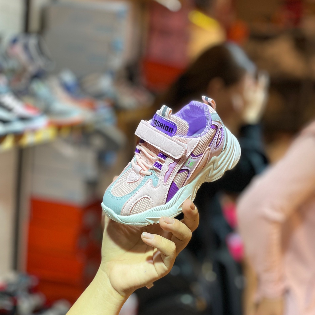 Giày thể thao Quảng Châu cao cấp cho bé trai và bé gái từ 2-10 tuổi mã mới A323