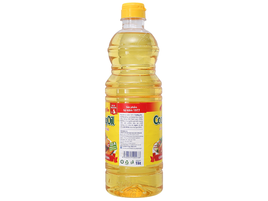 Dầu thực vật Tường An Cooking oil chai 1 lít