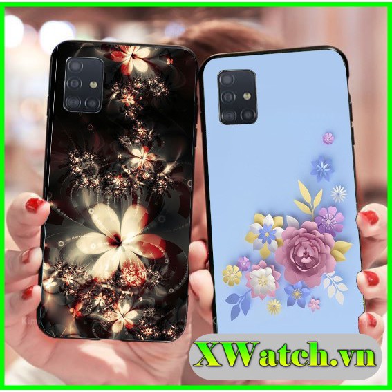 Ốp lưng phủ bóng Oppo F1s/A59 F3 F3 plus F5 F7 F9/A5s/A7 F11 F11 pro A5/A9 2020 A31 A3s A1k họa tiết Hoa