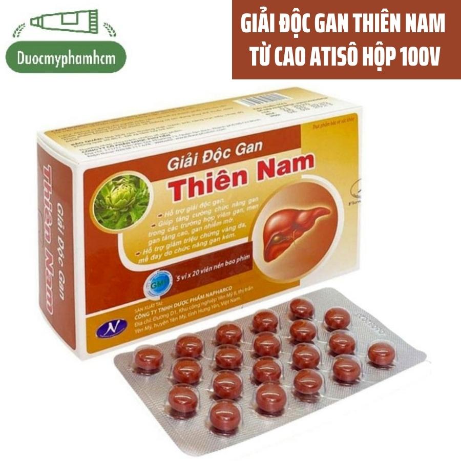 Giải Độc Gan Thiên Nam – Hỗ Trợ Bảo Vệ Gan (Hộp 100 viên)