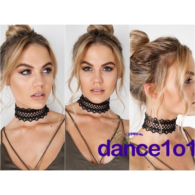 Vòng cổ choker bằng ren phong cách cổ điển dành cho nữ