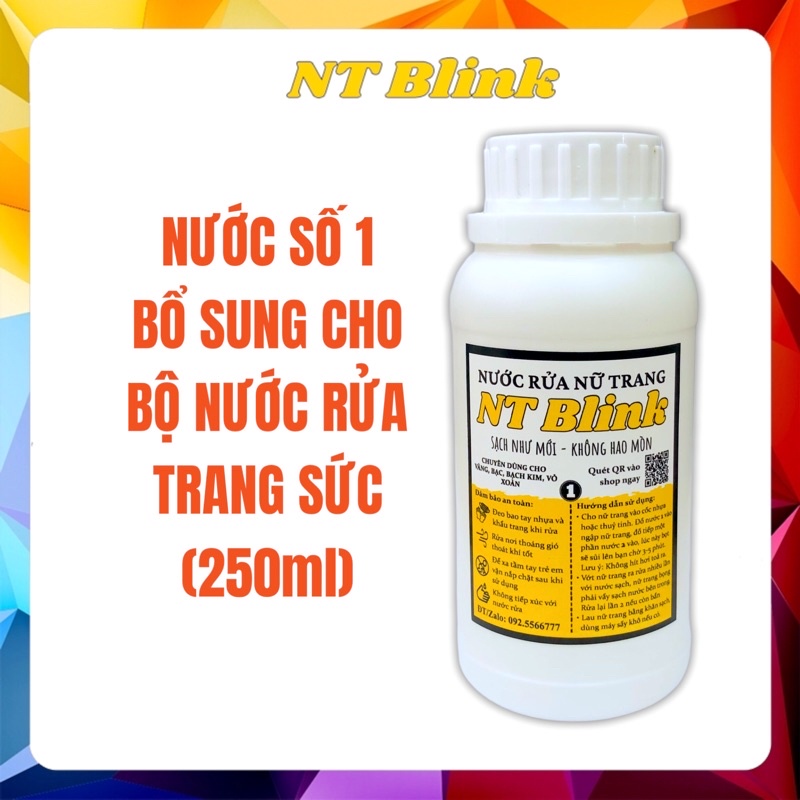 Nước số 1 bổ sung cho bộ nước rửa nữ trang.