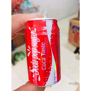 Kẹo xê chua ngọt hình lon coca, kẹo xê chua ngọt