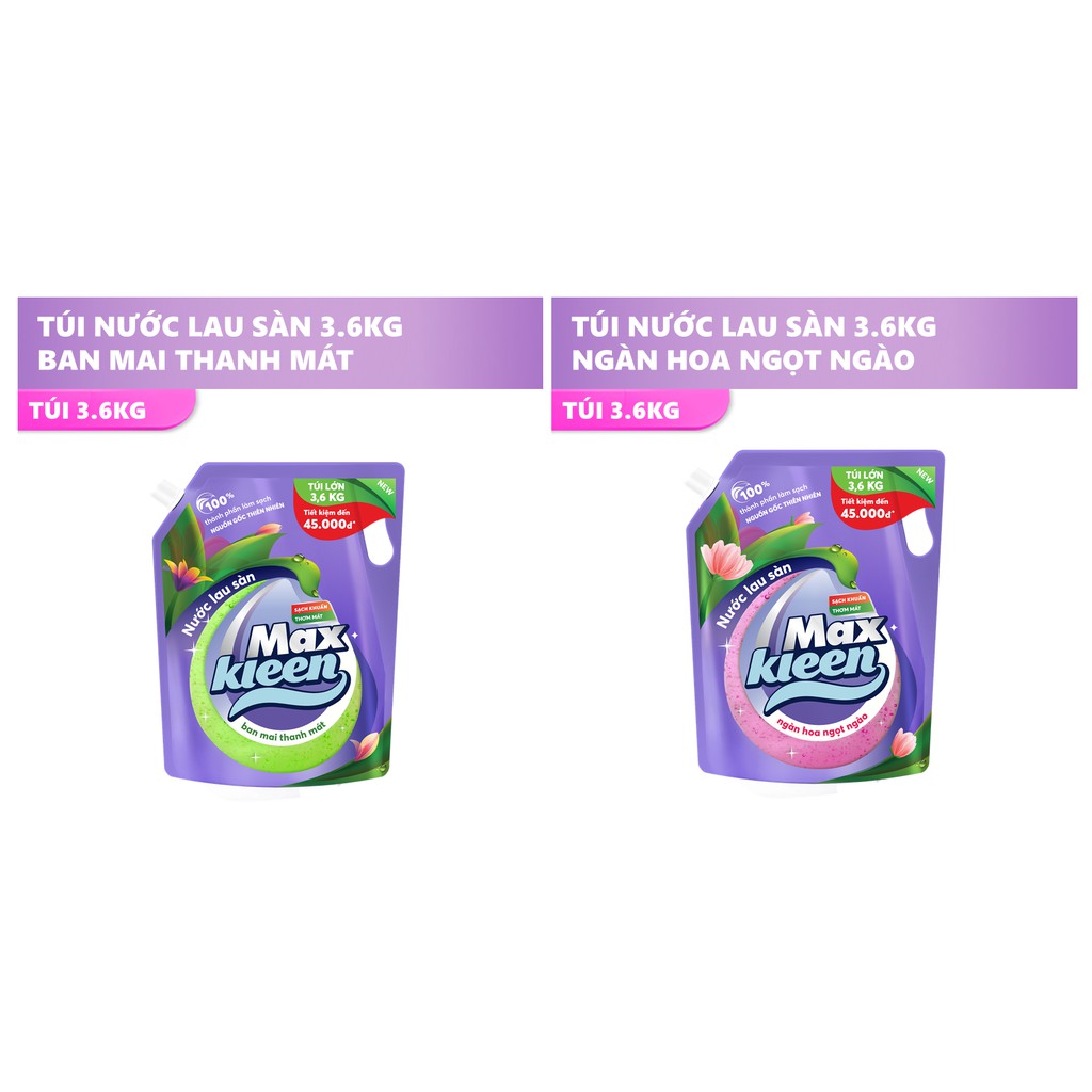 Túi Nước Lau Sàn MaxKleen 3.6kg