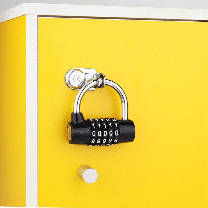 Set 2 Ổ Khóa 5 Số Không Chìa Chuyên Dụng Cho Phòng Gym