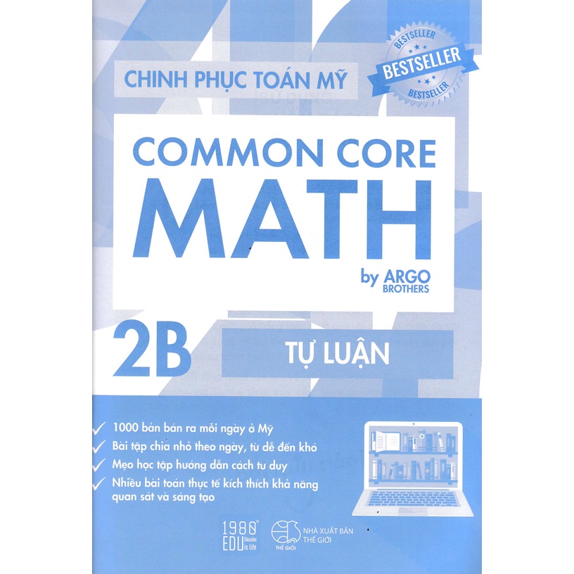 Sách - Chinh Phục Toán Mỹ - Common Core Math (Tập 2B)