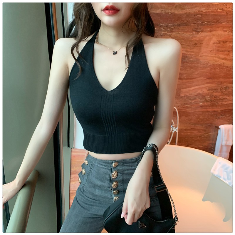 Áo Hai Dây Màu Trơn Thời Trang Mùa Hè Cho Nữ