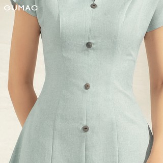 Đầm sơ mi nữ phối nút DA1154 GUMAC