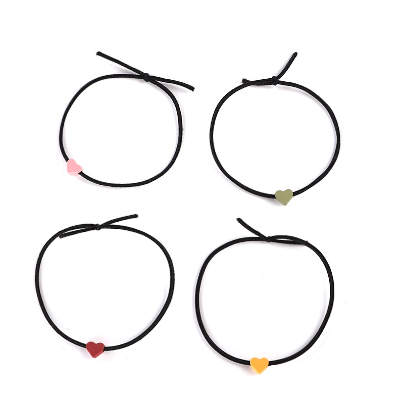 Dây buộc tóc co giãn nhiều màu sắc đa năng