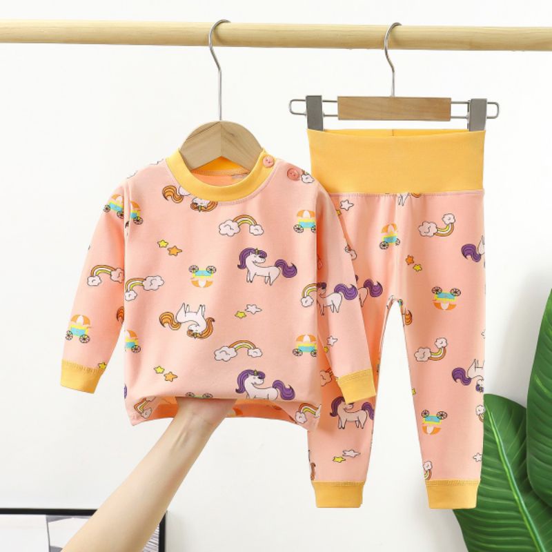 Bộ Thu Đông Cotton Len Bé Trai - Bé Gái Hàng Quảng Châu
