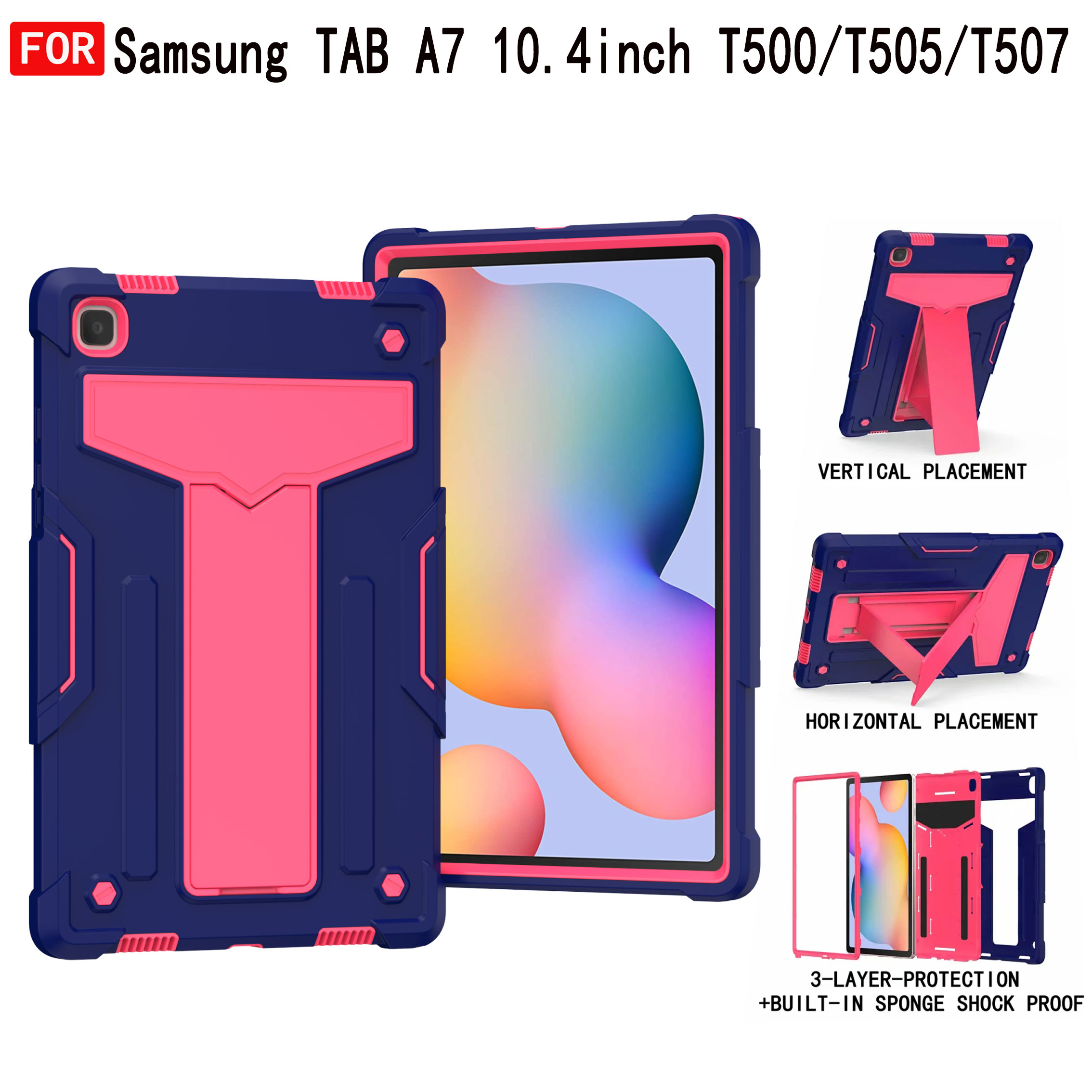 Ốp Lưng Silicon Chống Sốc Cho Máy Tính Bảng Samsung Tab A7 10.4inch T500 T505 T507