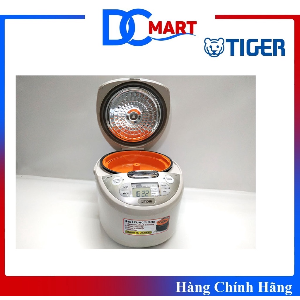 [Mã ELHADEV giảm 4% đơn 300K] Nồi cơm điện tử Tiger JAX-S10W - Hàng chính hãng