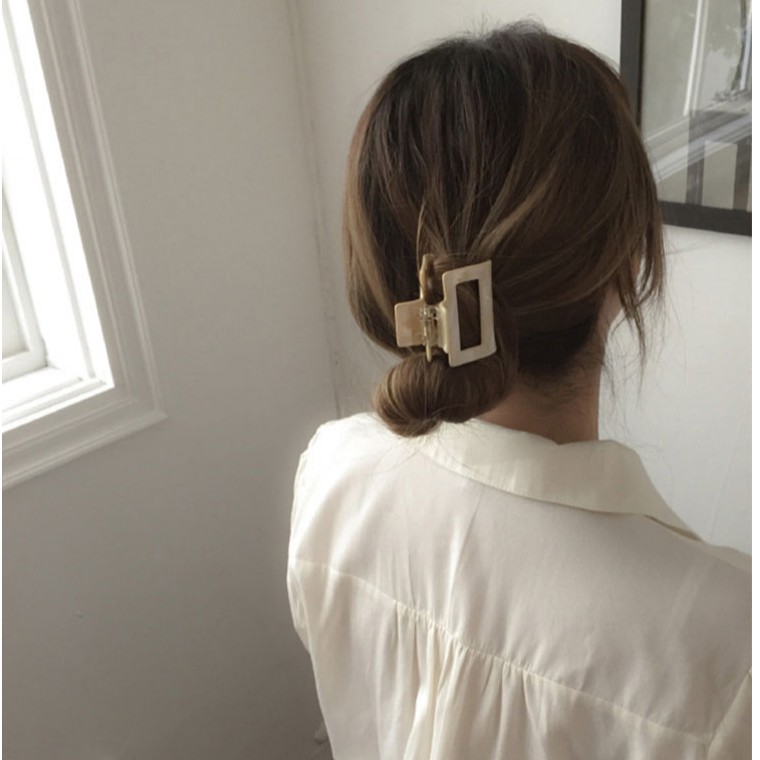 Kẹp Tóc Kiểu Dáng Đơn Giản Phong Cách Hàn Quốc Cho Nữ