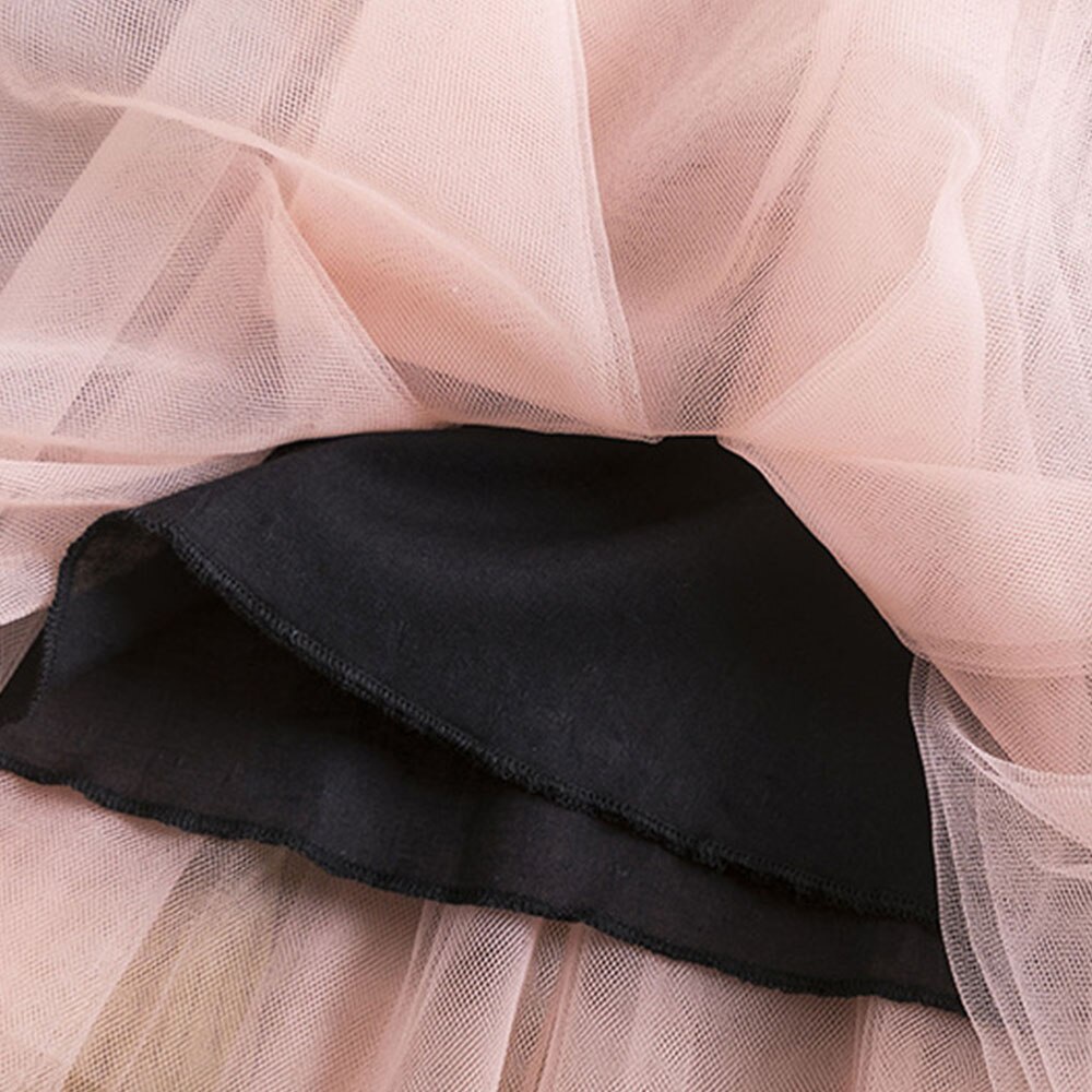 Đầm phối ren Bear Leader in họa tiết thiên nga hoạt hình thời trang mùa hè thích hợp cho bé gái