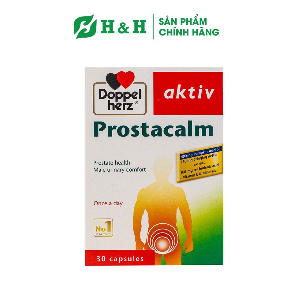 Viên uống cho người phì đại tiền liệt tuyến Doppelherz Aktiv Prostacalm (30 viên)