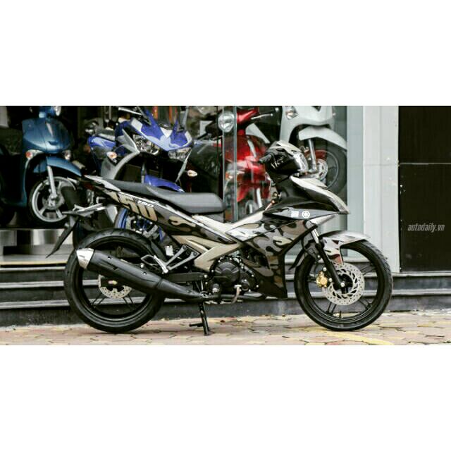 Tem trùm Exciter 150 camo theo yêu cầu