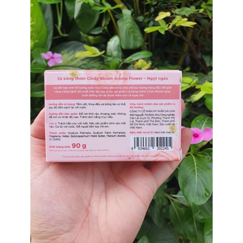 4 mùi - Xà bông tắm nước hoa CINDY BLOOM Prefumed Soap 90g